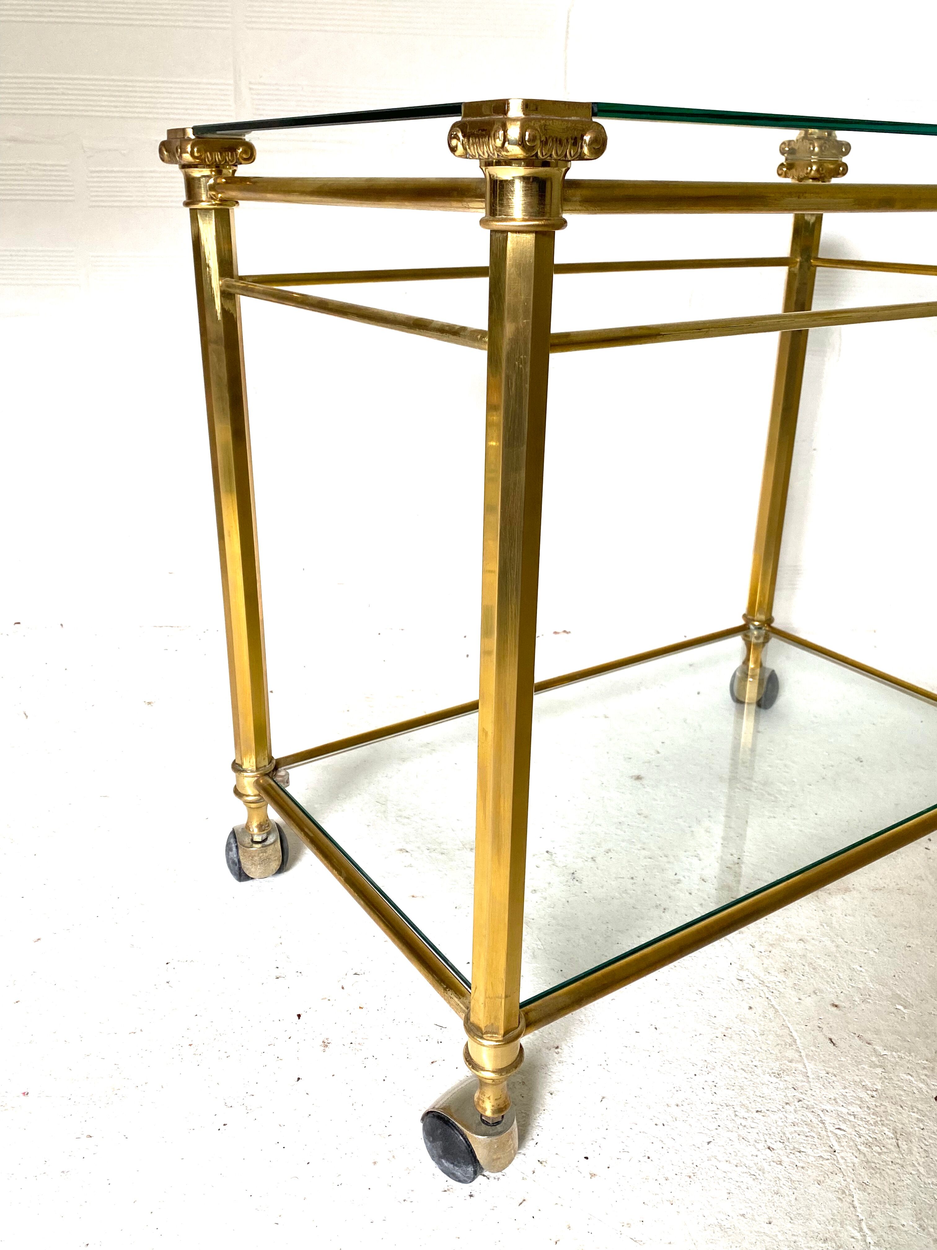 Rolling service in brass