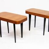 Two Paldao Line Art Deco End Tables By Gilbert Rohde For Herman Miller, C 1940