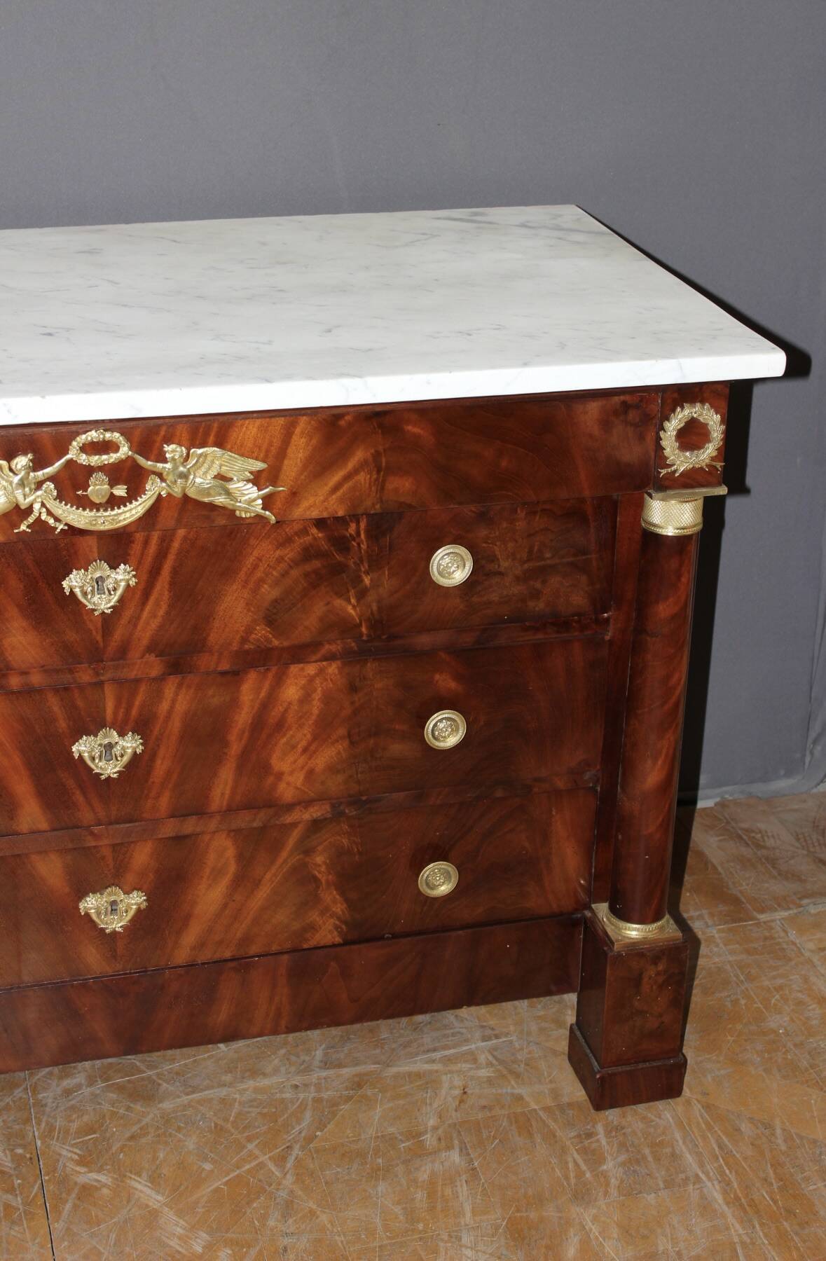 Commode Empire en acajou début XIX