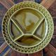 Set of 6 Sarreguemines plates for Burgundy fondue