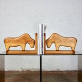 80s pine bookends