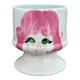 Cache pot vintage porcelaine de l'Aubrac