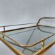 Desserte de bar pliante "Hollywood Regency"-Design Italien