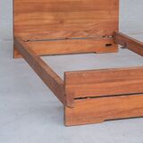 Pierre Chapo Mid-Century L02A Elm Single Day Bed (2 available)