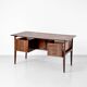 Bureau de direction danois du milieu du siècle en superbe palissandre. Vintage / Moderne / R