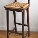 Tabouret bois et corde