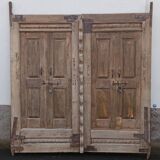 Double porte ancienne en bois