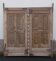 Large old double wooden door