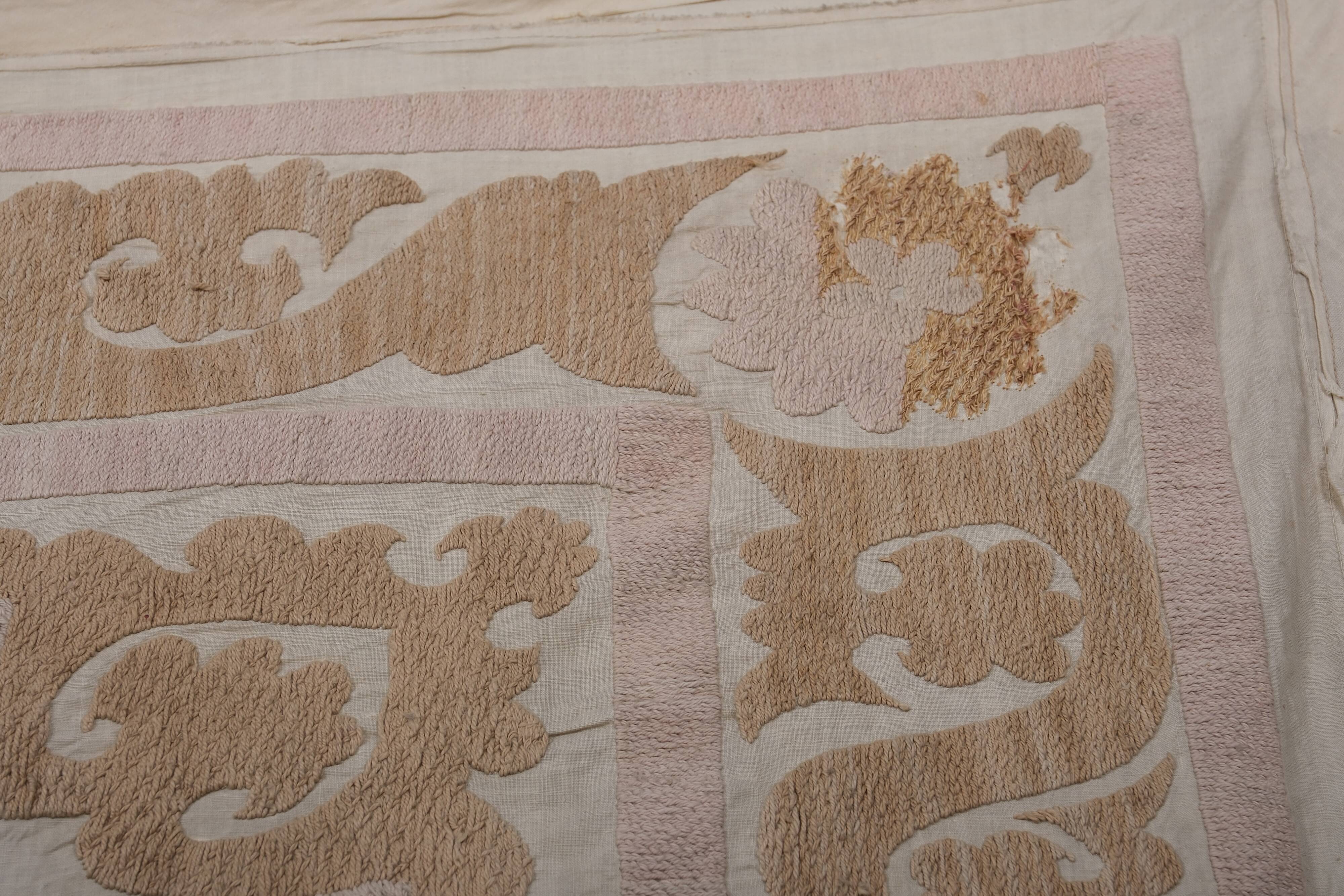 Hand knotted rug, vintage turkish rug 148x167 cm