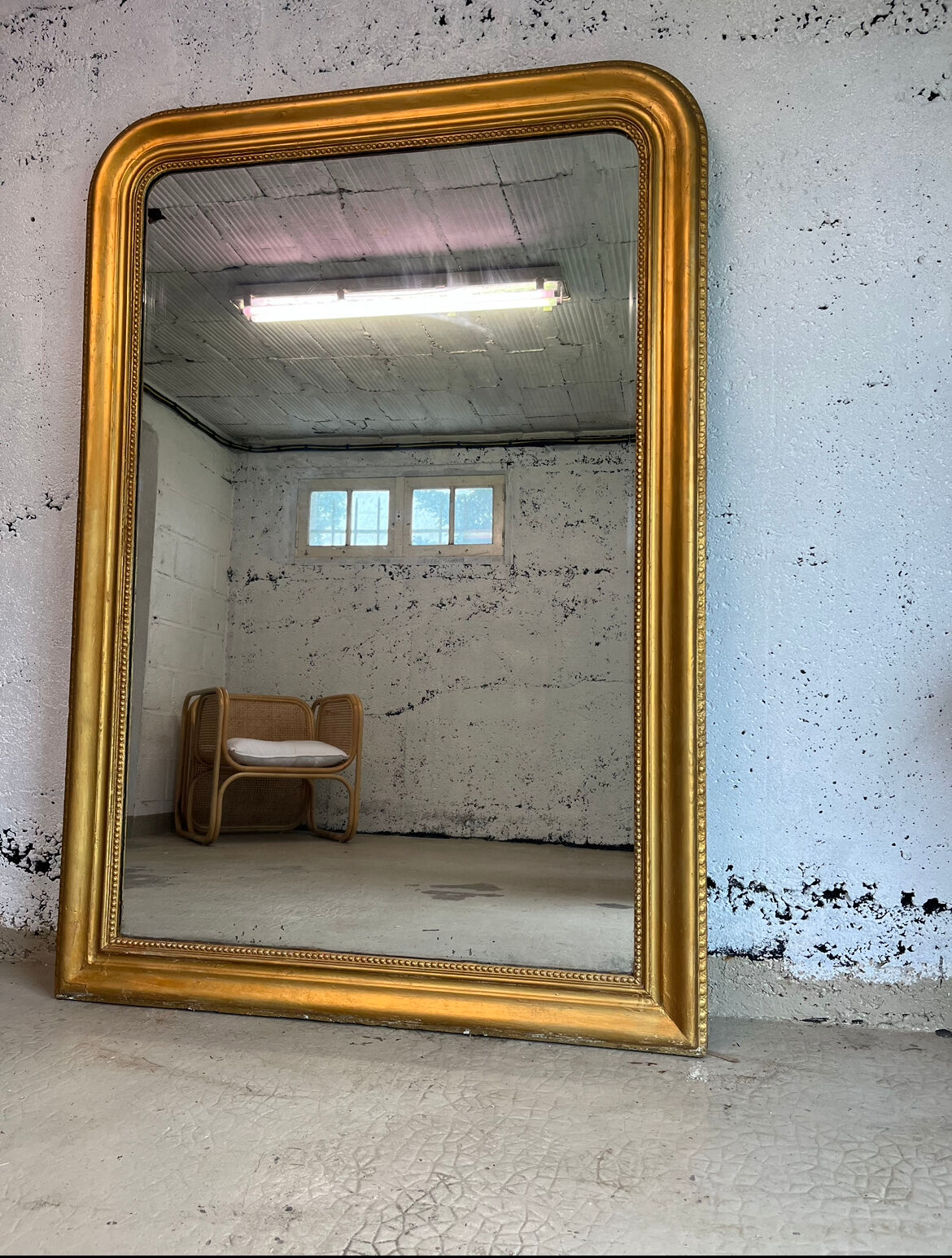 Old mirror golden mercury 160x111