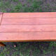 vintage coffee table solid elm