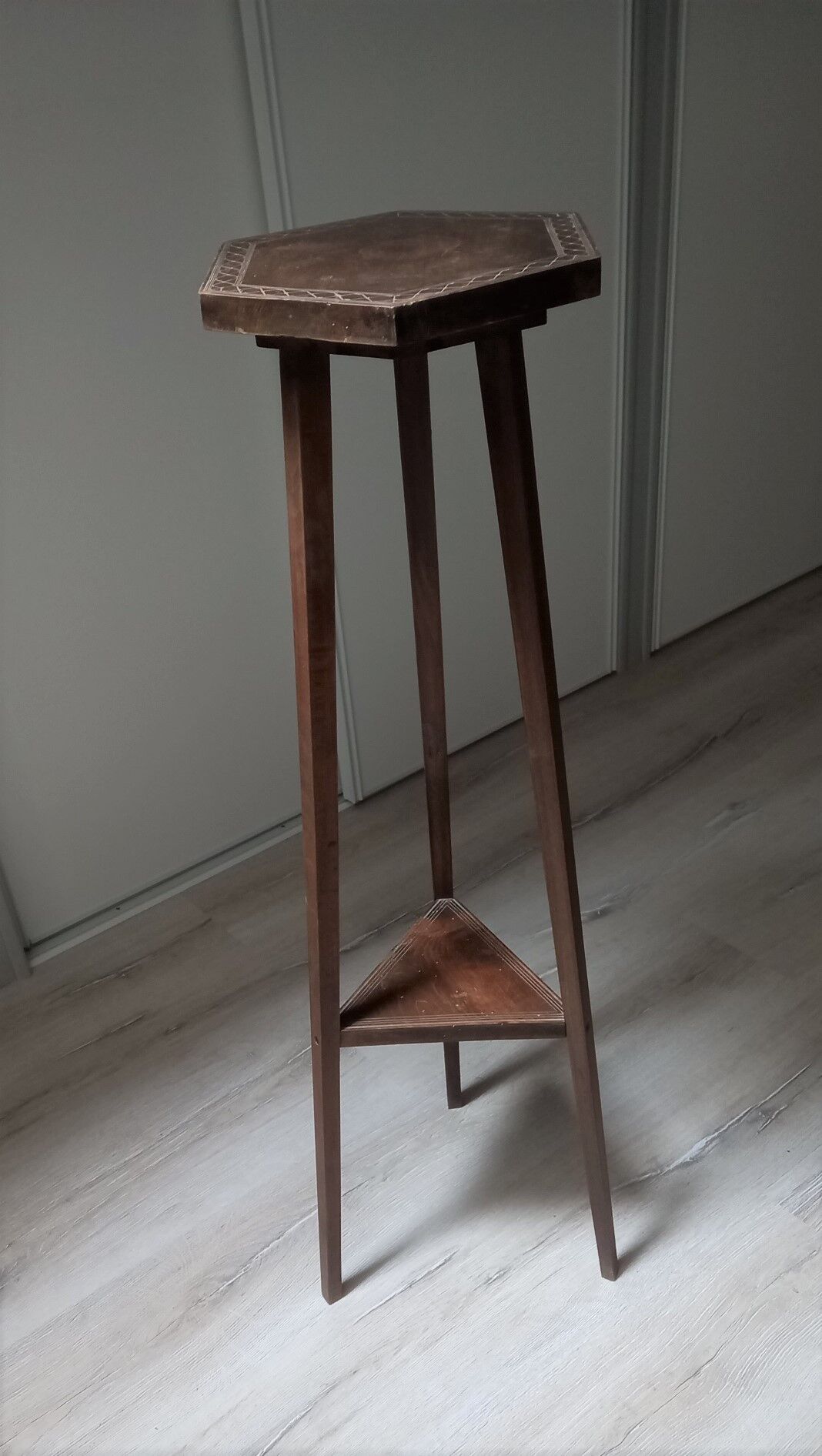 Art Deco Floral Console or Table