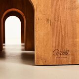 Mario Ceroli Pair of Fratina Chairs for Poltronova Italy 1972