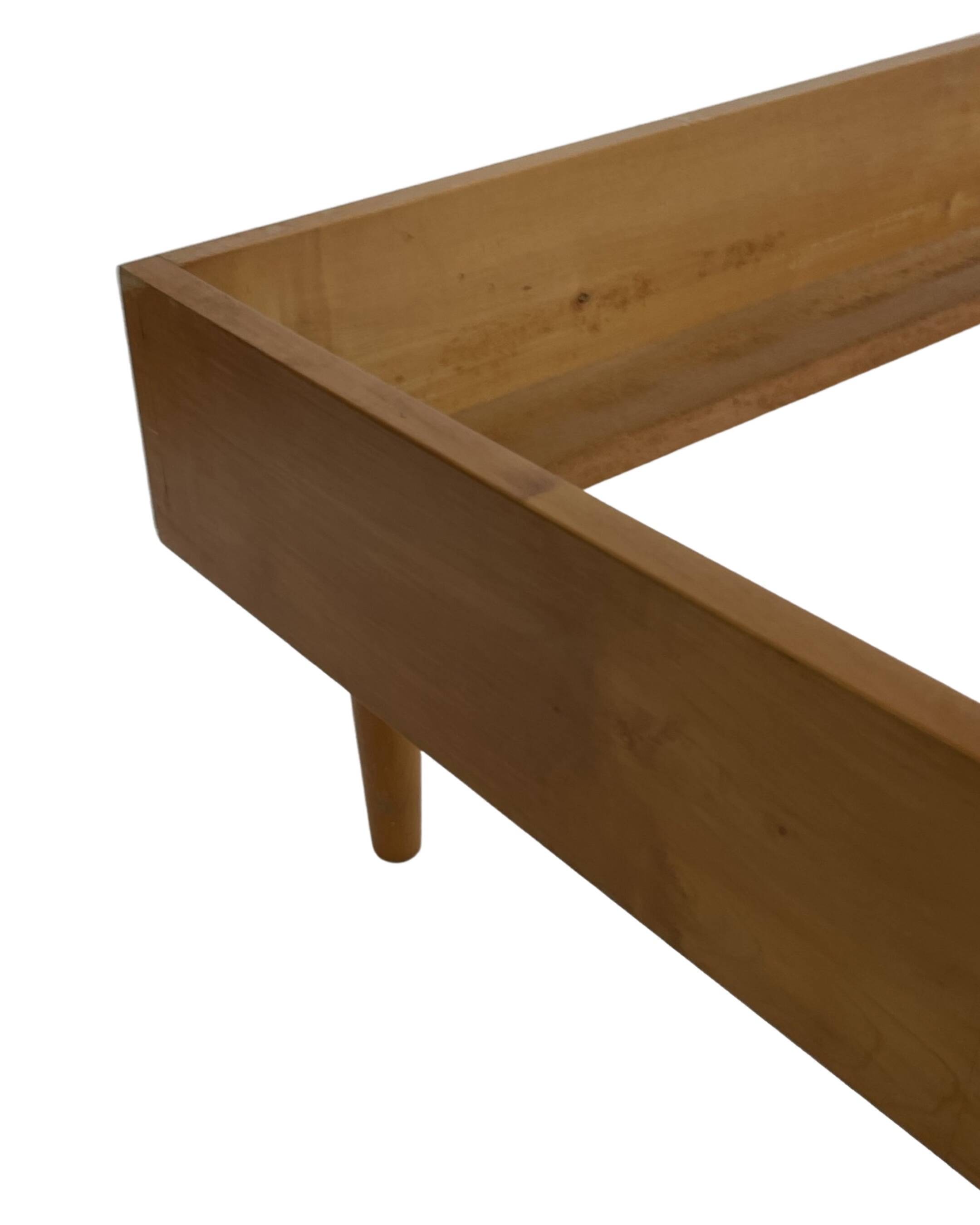 Vintage daybed of the 1960s Netherlands minimalist design in oak