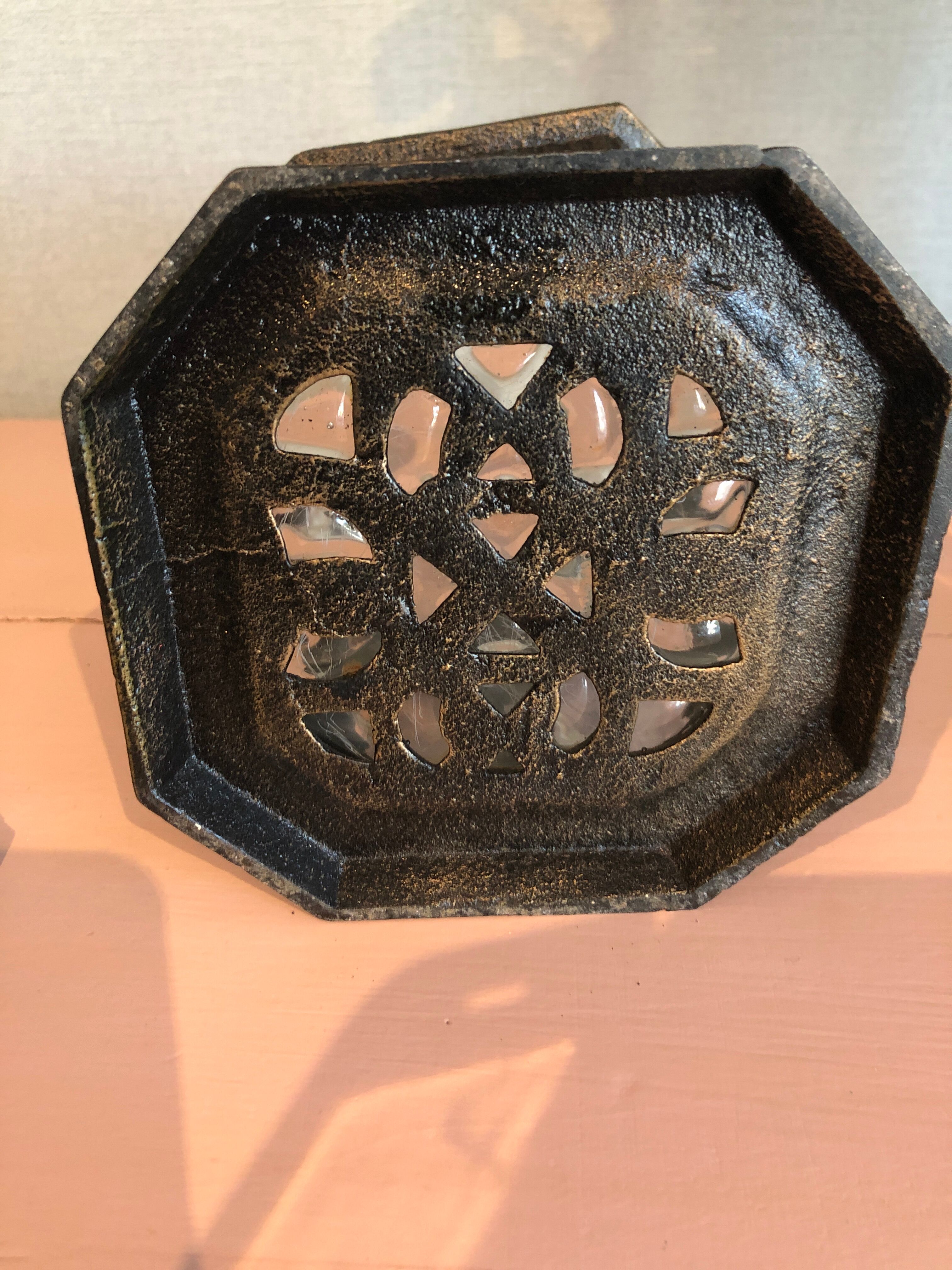 Pretty bulging glass candy