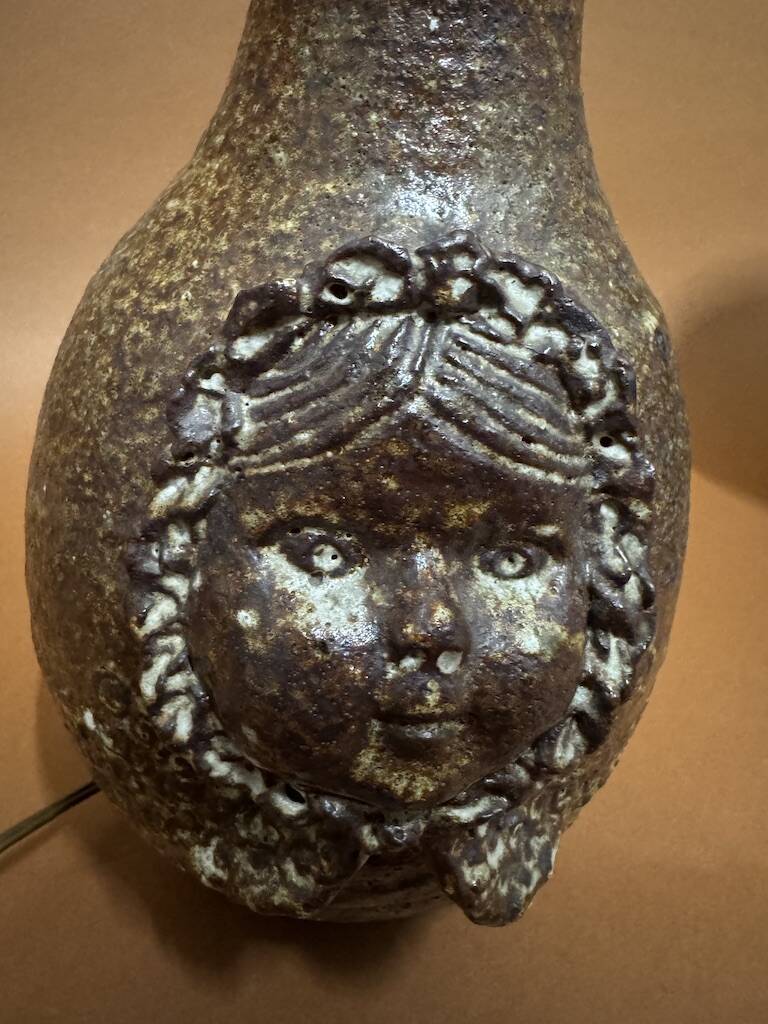 French ceramic lamp by Joël Baudouin