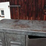 Restored industrial cloakroom