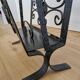 Vintage Iron Cast Magazine Rack: Handmade Gothic Home Decor