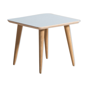 table basse carrée bleu