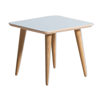Square light blue coffee table