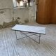 50s coffee table in metal and marble