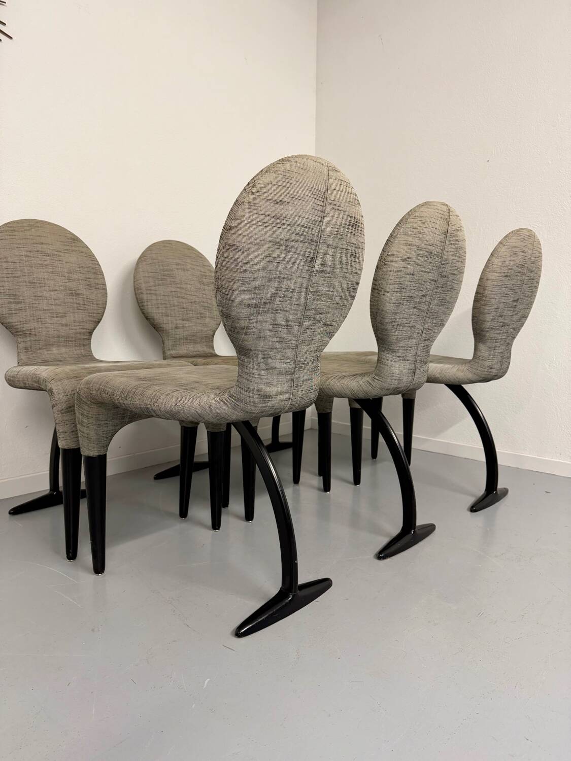 Lot de 6 chaises modèle Fido design Antonio Citterio pour Moroso an 90