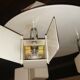 Ceiling lamp 3 adjustable metal lamps vintage 1980