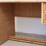 Bamboo and Rattan Desk by Dal Vera