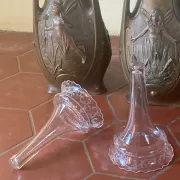 Pair of Art Nouveau vases by Jean Garnier