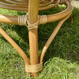 Table basse en rotin