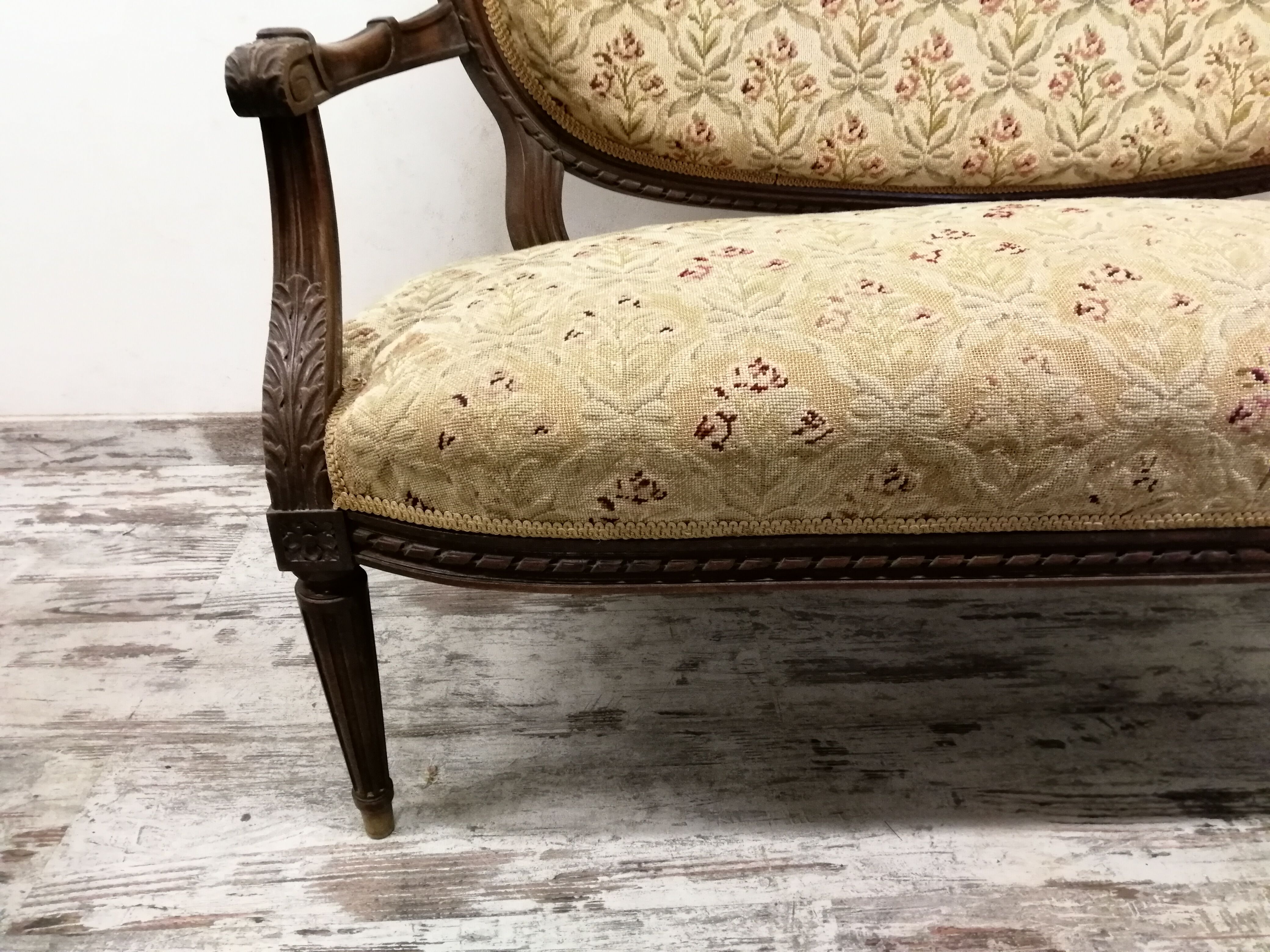 Louis XVI style bench