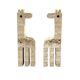 Modern set of 2 travertine giraffe bookends, F.lli Mannelli, Italy 1970