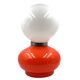 Space age red murano glass table lamp, 1970s