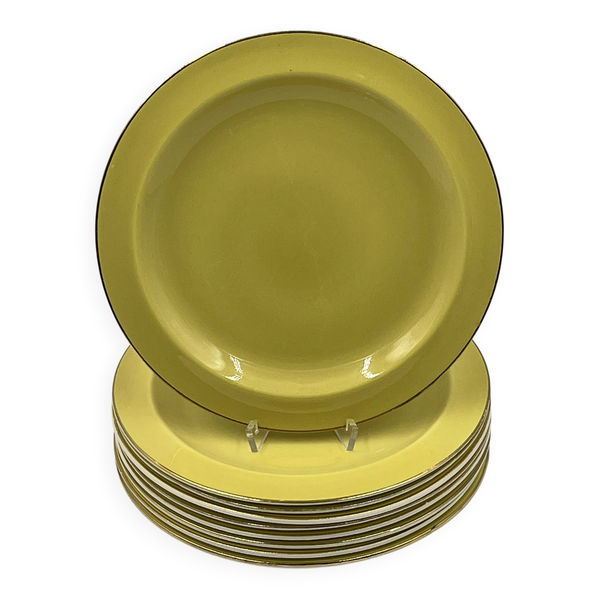 Keralux Boch earthenware plates