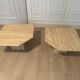 Travertine pull-out tables Classico, Italy, 1970s