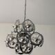 Italian design pendant lamp or chandelier, 16 planets Saturn, space age, 1970