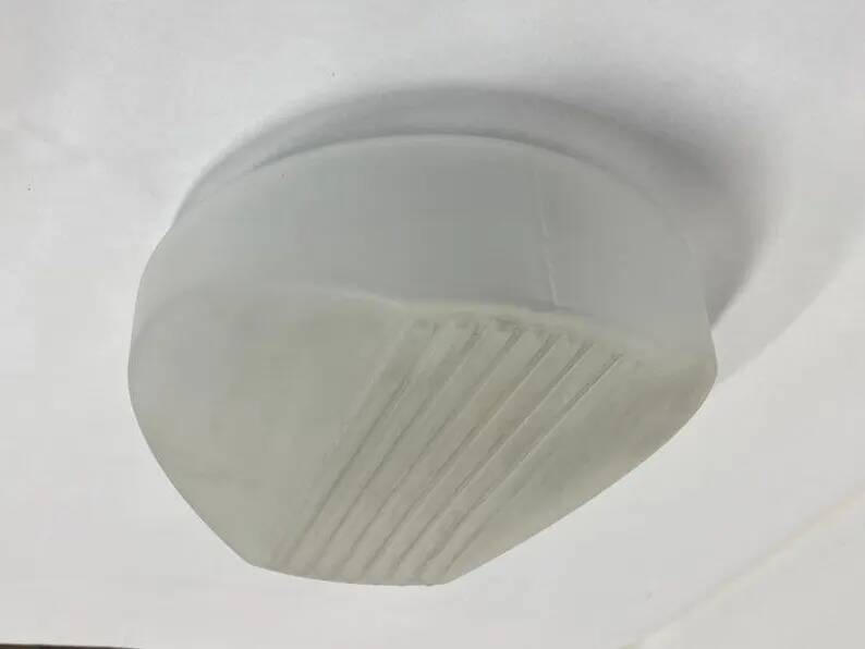 Design midcentury wall or ceiling lamp, flushmount, 1970s - 3 pieces available