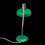 SIS type 835 - large desk lamp in green lacquered metal and chrome - 1960