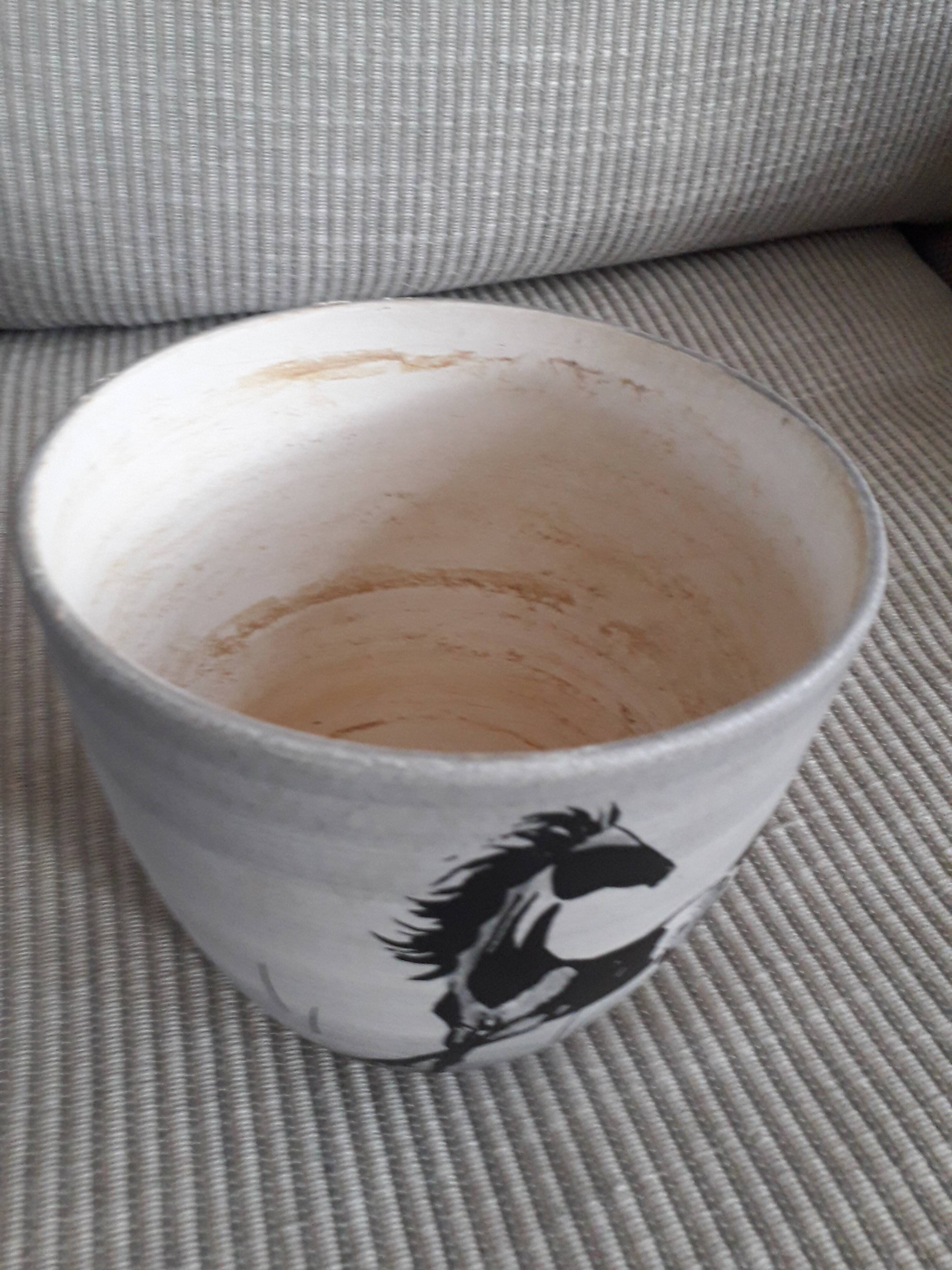 Vintage ceramic signed Millet Sèvres