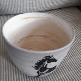 Vintage ceramic signed Millet Sèvres