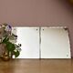 Set of 2 antique bevelled mirrors