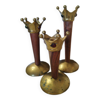 3 candle holders