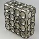 60s 70s ceiling lamp Glashütte Limburg Germany Plafoniere glass & metal