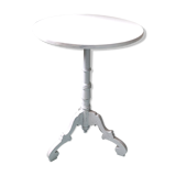 Pedestal table in old wood