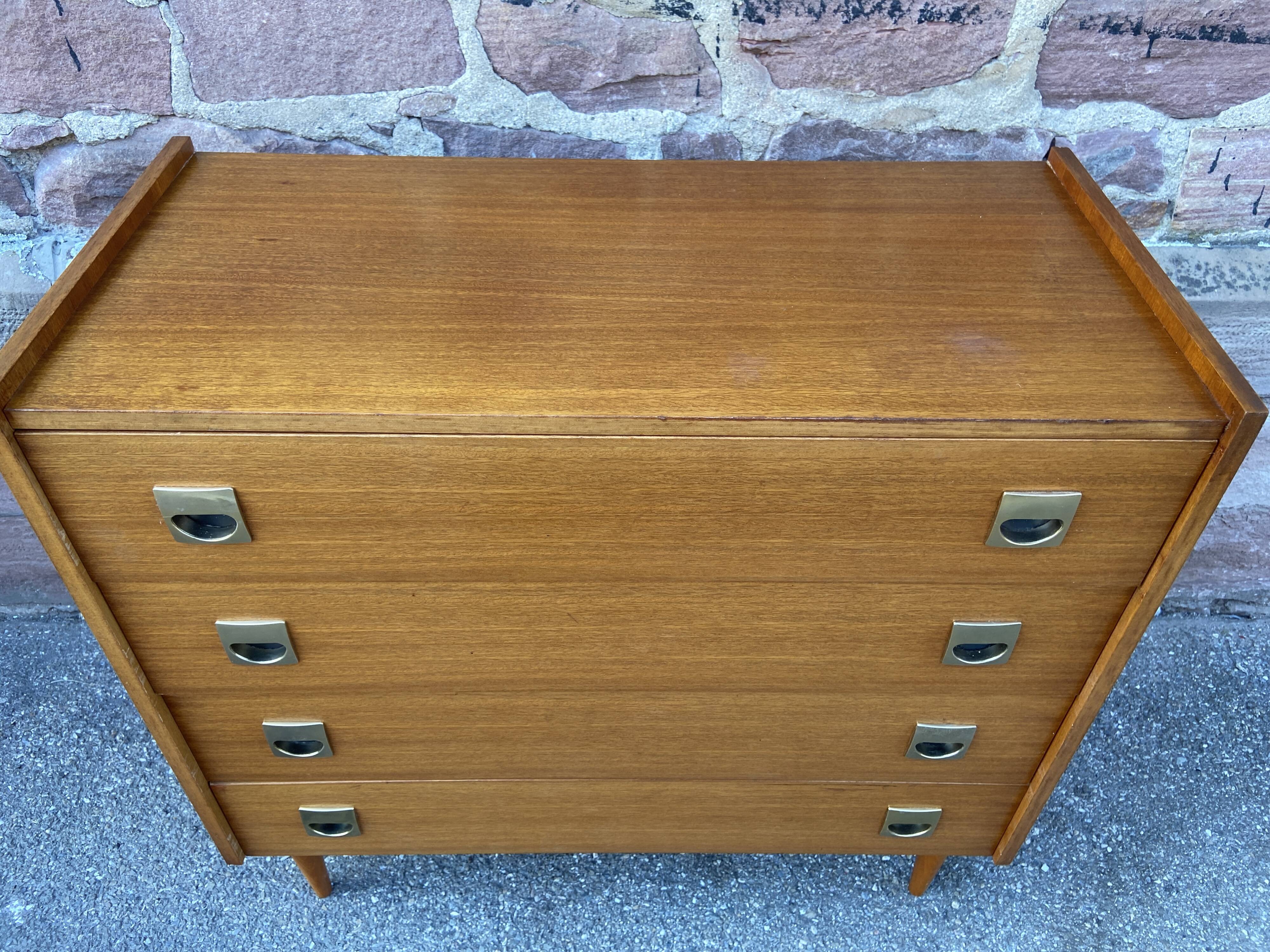 Vintage wooden chest of drawers 1960/1970