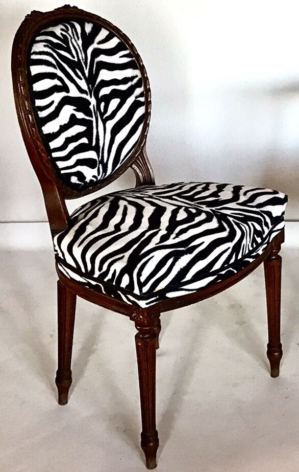 Duo of Louis XVI Medallion chairs