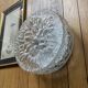Molded glass wall sconce, 1970s-1980s, ceiling light