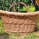 Large vintage wicker/rattan basket