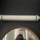 Vintage Calrton MLE wall lamp, Art Deco white lacquered metal