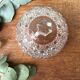 Vintage moulded glass bell